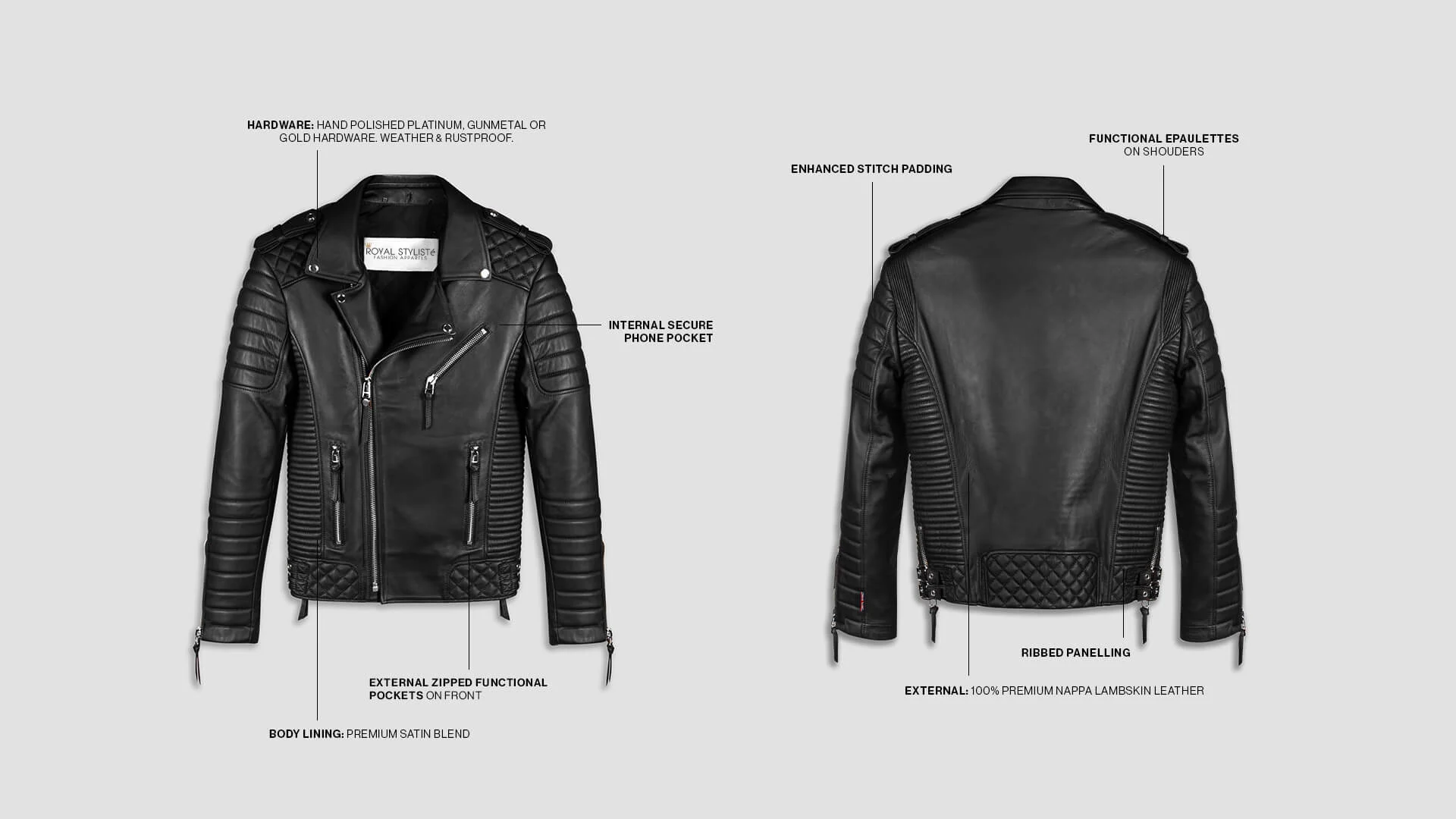 kay michael leather jacket for men