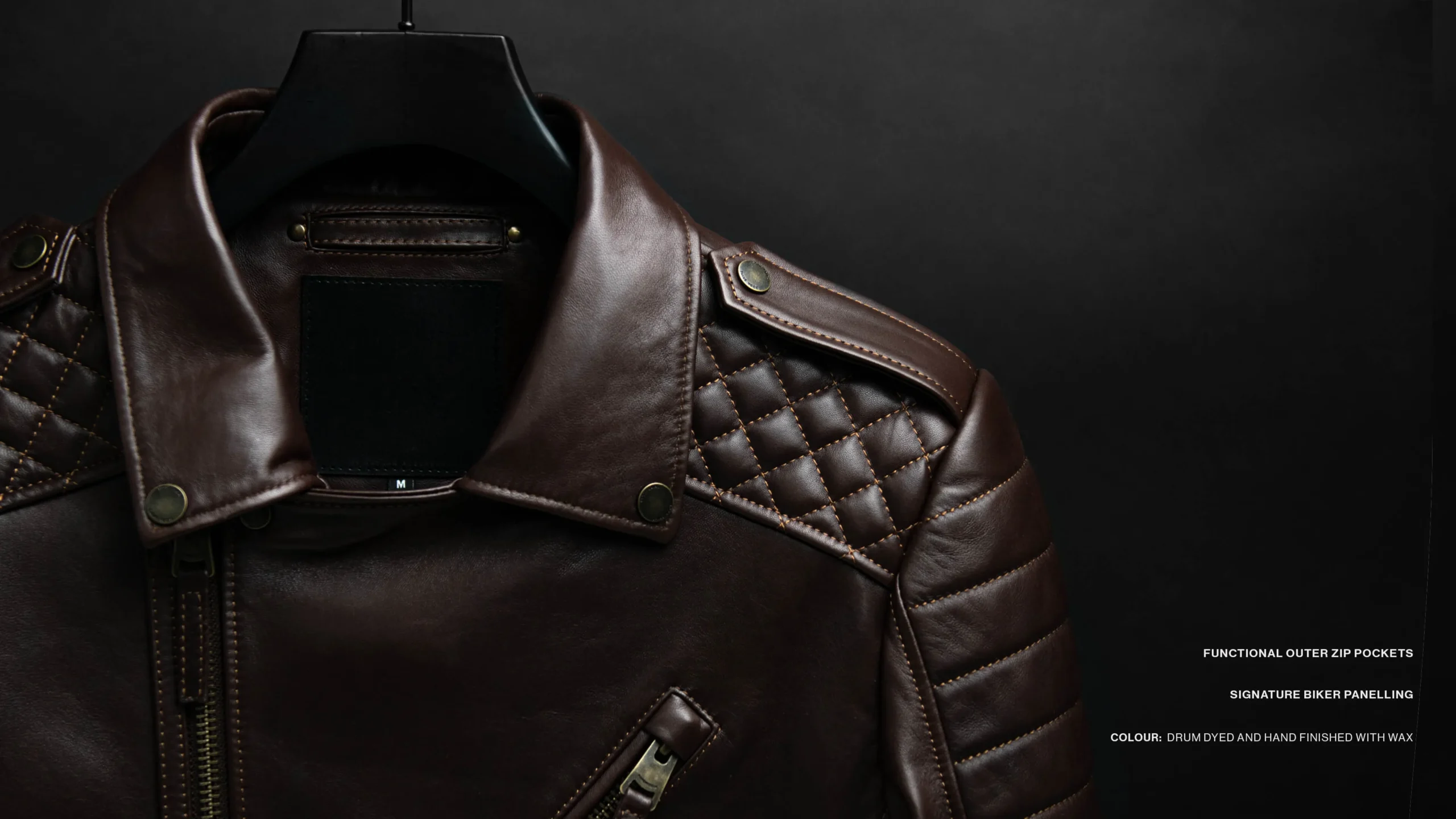 Men Leather Jacket Kay Luxurious Jacket - Brown