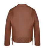 Men Leather Jacket Kay Luxurious Jacket - RETRO BROWN