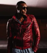 Men Leather Jacket Kay Luxurious Jacket - Burnt Red