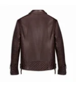 Men Leather Jacket Biker Style Alexander - Brown