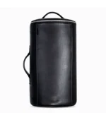 Leather Barrel Bag 2.0 Men & Women - Black