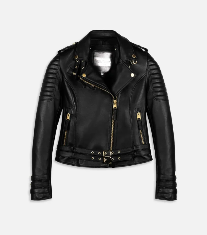 Luxury Leather Jacket Limited Edition Women - Black