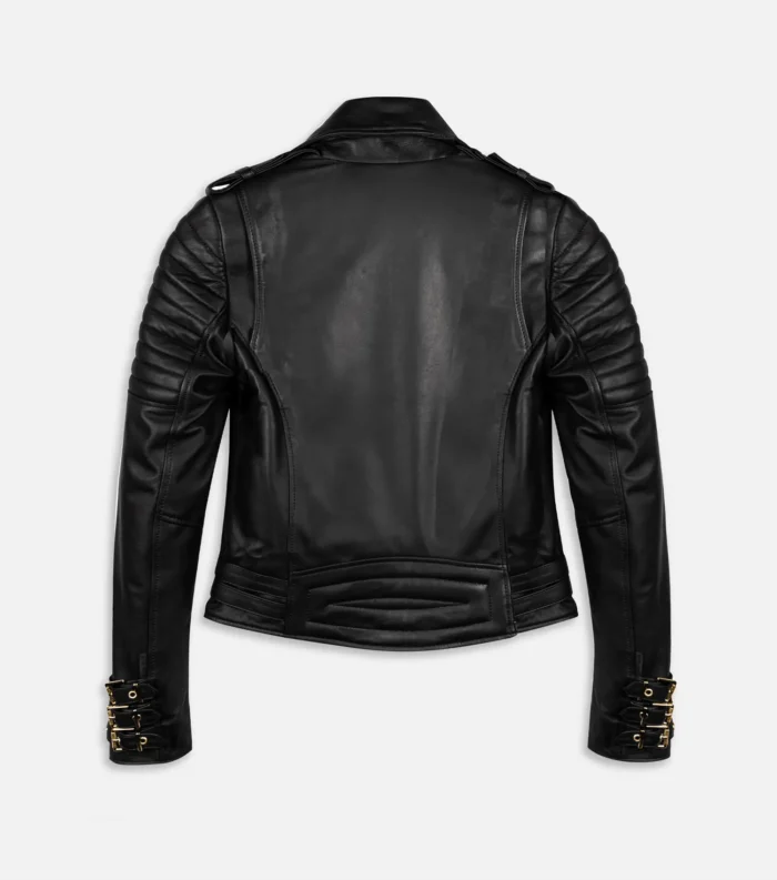 Luxury Leather Jacket Limited Edition Women - Black