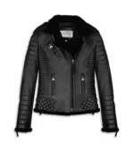 Women Shearling Jacket Antique 3.0 - Black