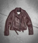 Luxury Leather Jacket Limited Edition Women - Bordo