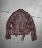 Luxury Leather Jacket Limited Edition Women - Bordo