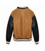 Varsity Jacket Nomad Men Leather Letterman Jacket