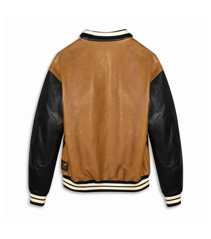 Varsity Jacket Nomad Men Leather Letterman Jacket