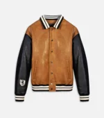 Varsity Jacket Nomad Women Leather Letterman Jacket