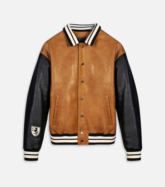 Varsity Jacket Nomad Women Leather Letterman Jacket