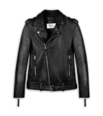 Women Leather Jacket Limited Edition Voyager - Black