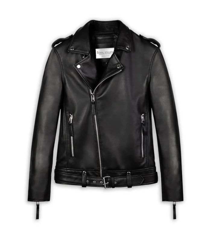 Women Leather Jacket Limited Edition Voyager - Black