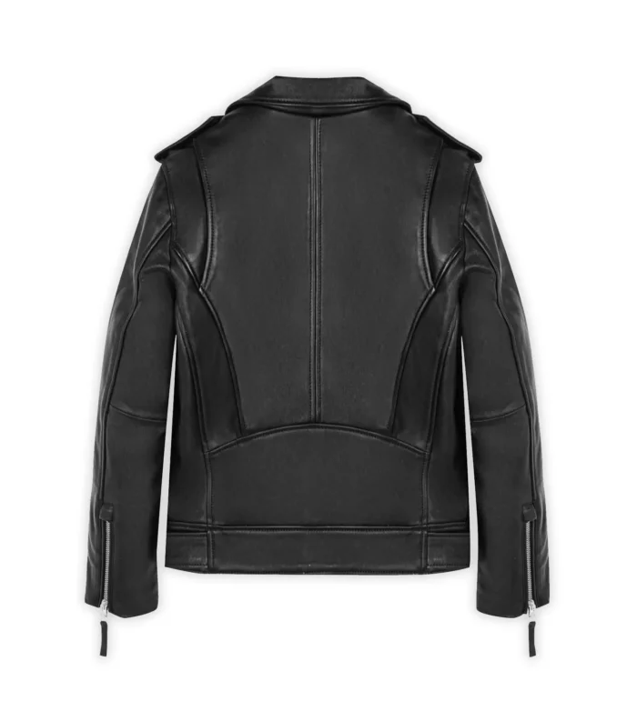 Men Leather Jacket Limited Edition Voyager - Black