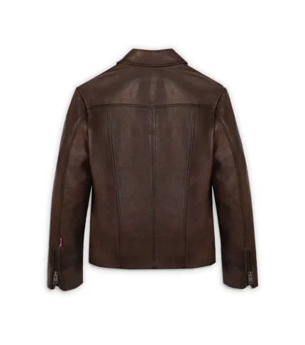 Men Leather Jacket Vintage Style HENDRIX - Retro