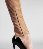 Leather Leggings For Women - Desert