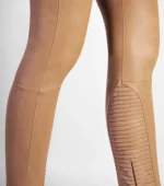 Leather Leggings For Women - Desert