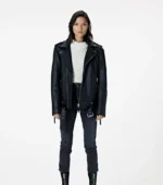 Women Leather Jacket Limited Edition Voyager - Black