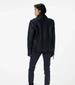 Women Leather Jacket Limited Edition Voyager - Black