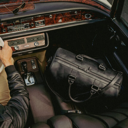 Leather Duffle Bag Limited Jefferson Edition - Black