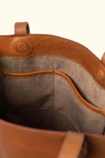 Leather Tote Bag Chelsea Women Shopping Totes - Brown