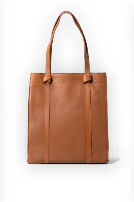 Leather Tote Bag Chelsea Women Shopping Totes - Brown