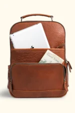 Leather Backpack Roosevelt Limited Edition Bag - Brown