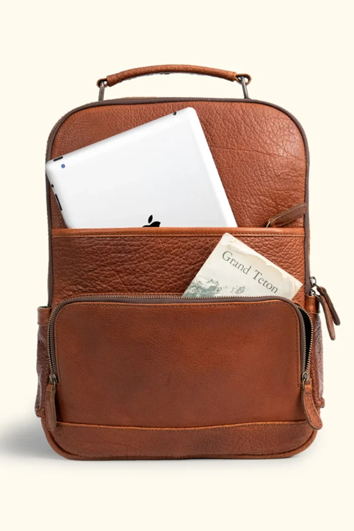 Leather Backpack Roosevelt Limited Edition Bag - Brown