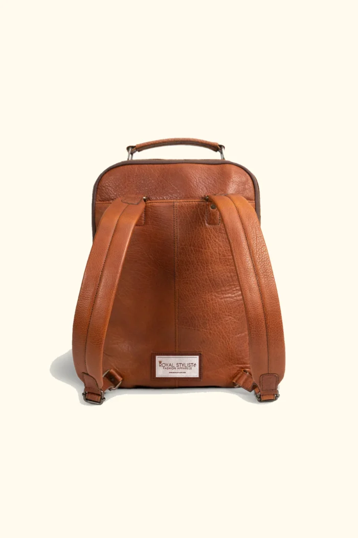 Leather Backpack Roosevelt Limited Edition Bag - Brown