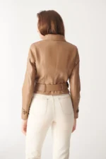 Sport Leather Jacket AMARA For Women - RETRO