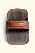 Leather Backpack Roosevelt Limited Edition Bag - Brown